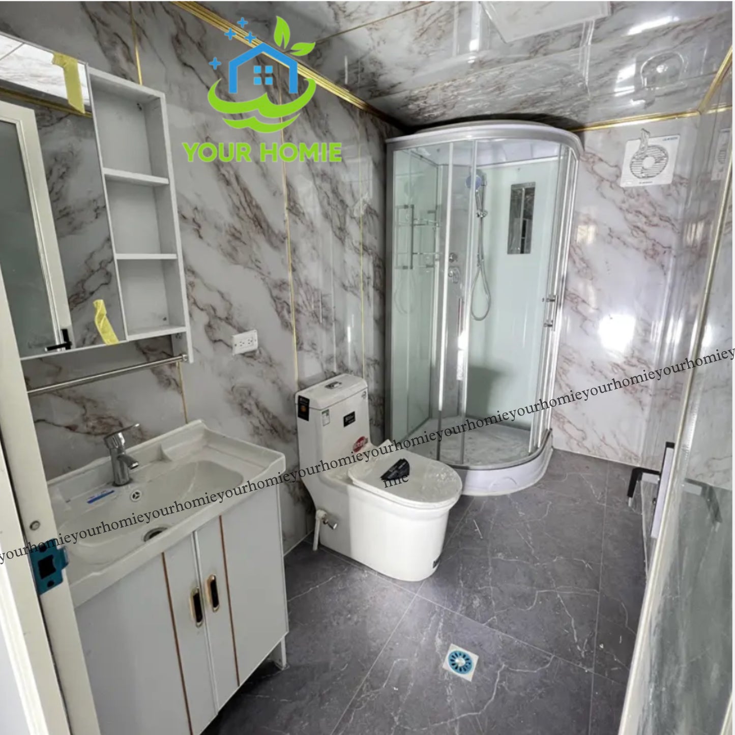 3. Two bedroom Granny flat Portable prefabricate Tiny Home , One and Two bedroom house .